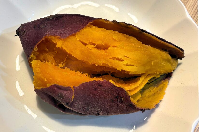 炊飯器で作ったハロウィンスウィートの焼き芋